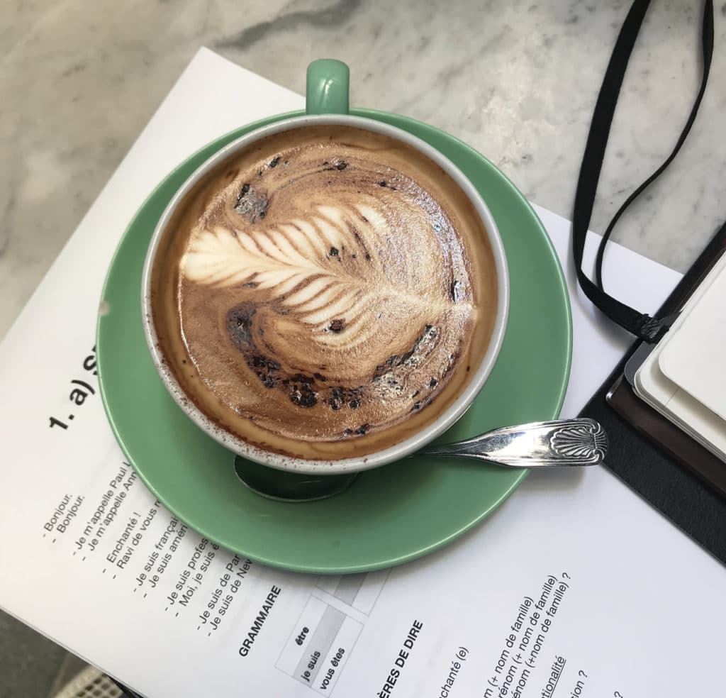Enseigner le français en Australie - le café